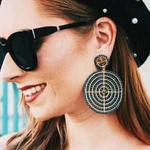 Lisi Lerch Disk Earrings - Slate
